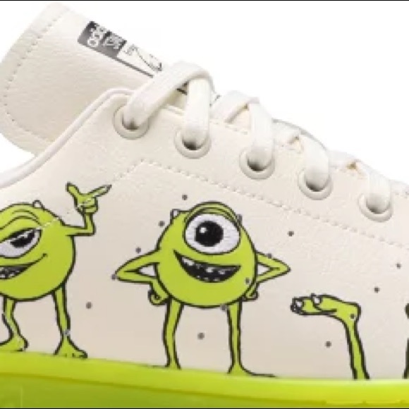 Adidas shoes Disney Monster Inc Adidas sneakers Sam Smith Adidas shoes whimsical - Picture 2 of 9